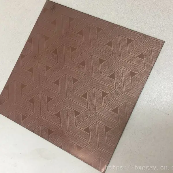 佛山不锈钢镀铜 红古铜发黑做旧 仿古装饰工程不锈钢工程材料 金属装饰不锈钢镀铜板 佛山宝惠不锈钢