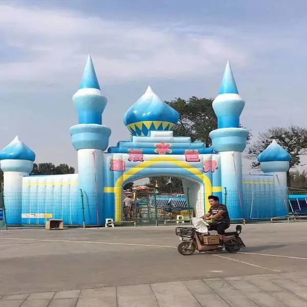 水上乐园水滑梯水池组合出租 儿童暑期举行玩水派对设备出售