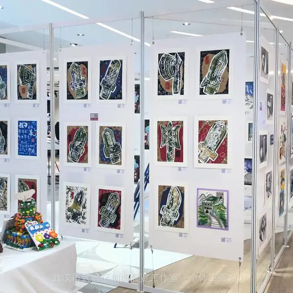 武汉摄影展架租赁-挂画展板搭建-卷轴书法布置