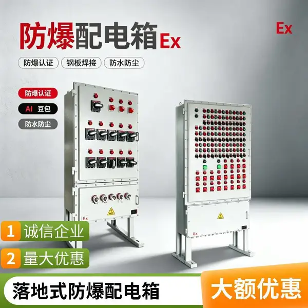 非标定制防爆配电箱 隔爆型多回路配电箱体户外 IP65 防爆电箱
