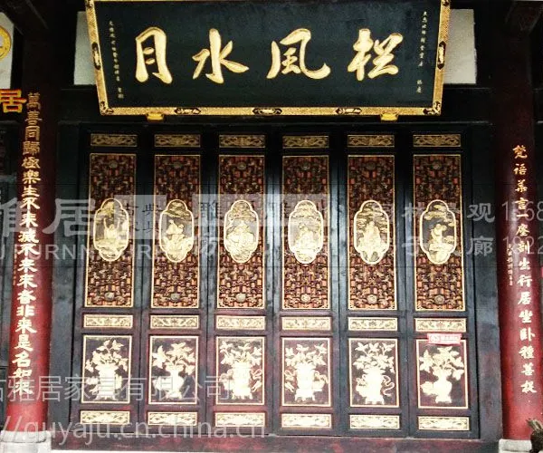 四川哪有仿古门窗厂实木门窗厂