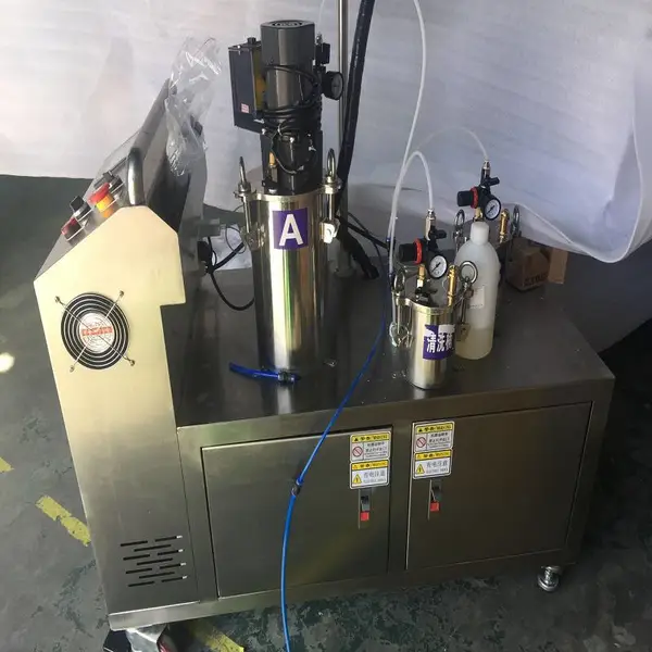 双组份灌胶机 深隆ST-GJ35自动直流电机AB混胶设备 解决方案设计 北京