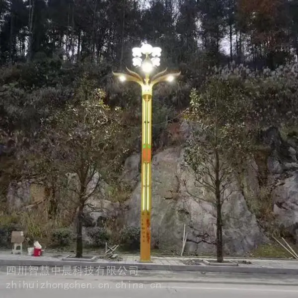 成都路灯厂 乐山景区玉兰灯 泸州市政道路照明工程灯 仿古中华灯