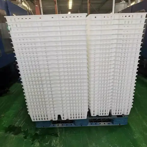批发塑料的鸡苗运输箱 鸡鸭周转筐子