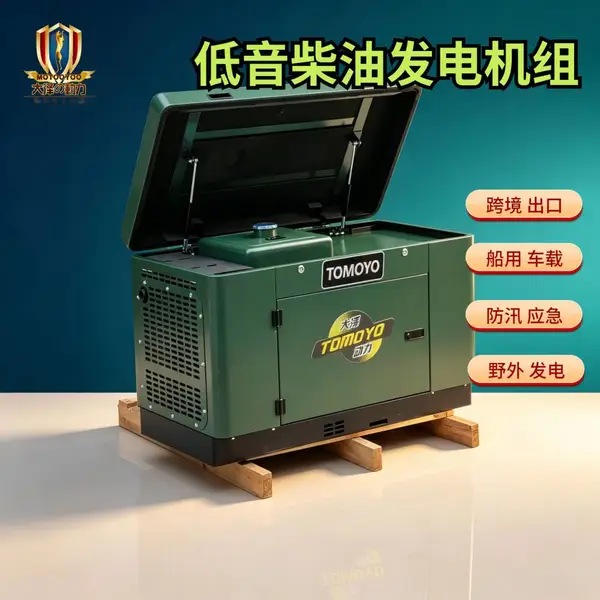 黔东500KW柴油发电机移动拖车式