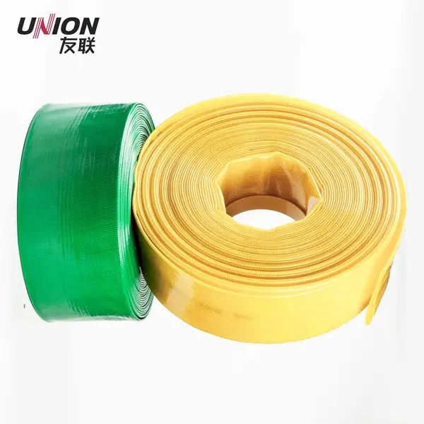 山东友联加工销售1寸2寸等加厚耐磨农业灌溉浇地专用水带耐寒防冻多色彩涂塑水带