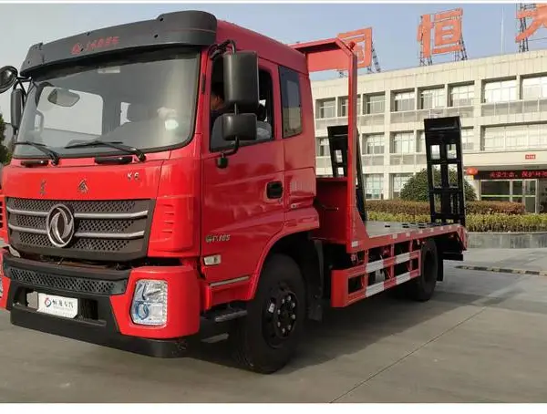 120挖机拖车 东风平板车 D3S挖机板车 新款150挖机拖车 板长5米的平板车