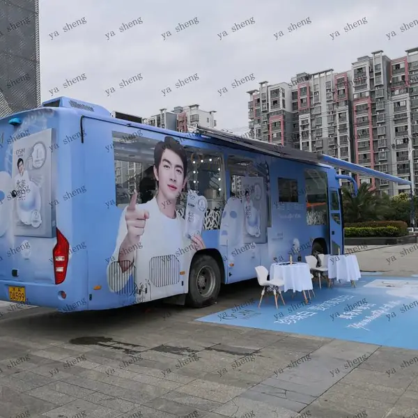 化妆、快闪、宣传等定制改装巴士车 （提供品牌广告策划类服务）