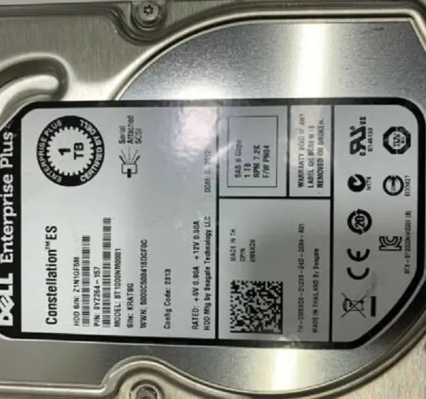 M5XD9 ST1000NM0001 1TB PS4110 PS6110 DELL EQ磁盘柜硬盘