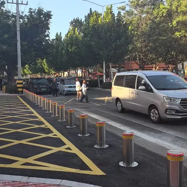 供应海康大华战将百胜大连校园升降柱不锈钢升降柱工厂实力强