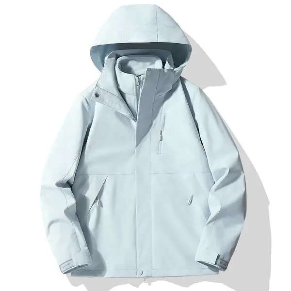 广州工程冲锋衣定制 天河区反光加厚户外工作服 印字工地施工服定做