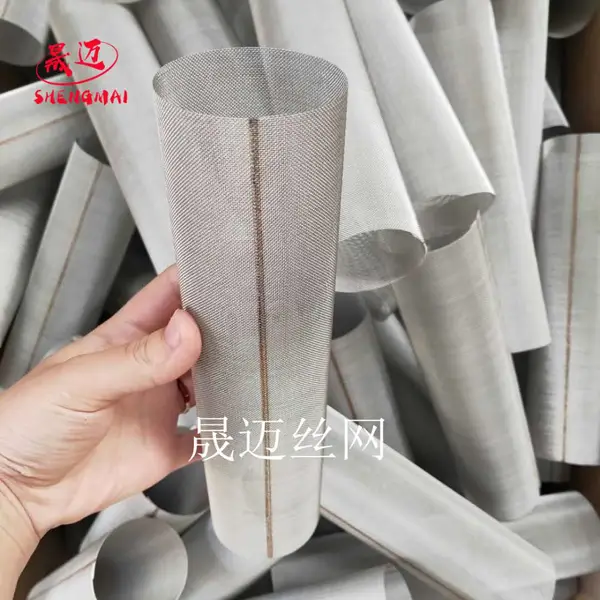 304丝网过滤网筒 不锈钢编织网过滤网管 圆柱形污水过滤网桶