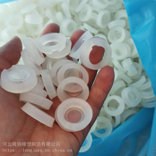 圆形白色硅胶密封垫 耐高温硅胶垫圈 耐温硅胶密封垫片