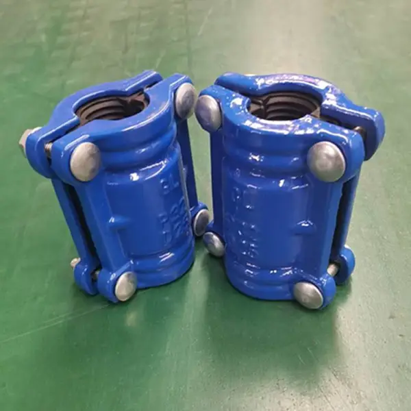 钱成牌哈夫节堵漏器 球铁直管抢修器 快速堵漏恢复供水 型号全