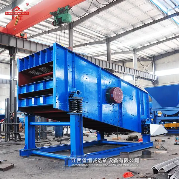 矿用筛分机青石建筑砂筛分设备SZZ系列自定中心振动筛