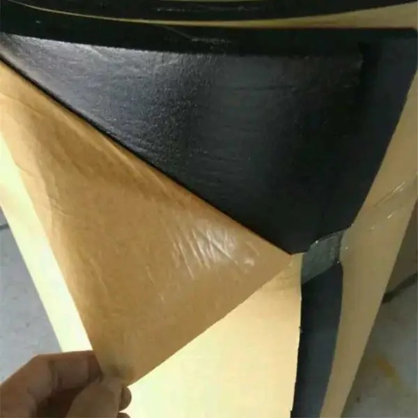 背胶自粘橡塑保温棉板管背胶不干胶橡塑保温板廊坊华能泓裕橡塑制品
