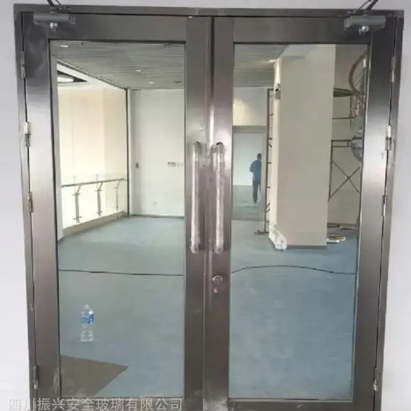 云南昆明不锈钢防火玻璃门,CCC认证玻璃防火门