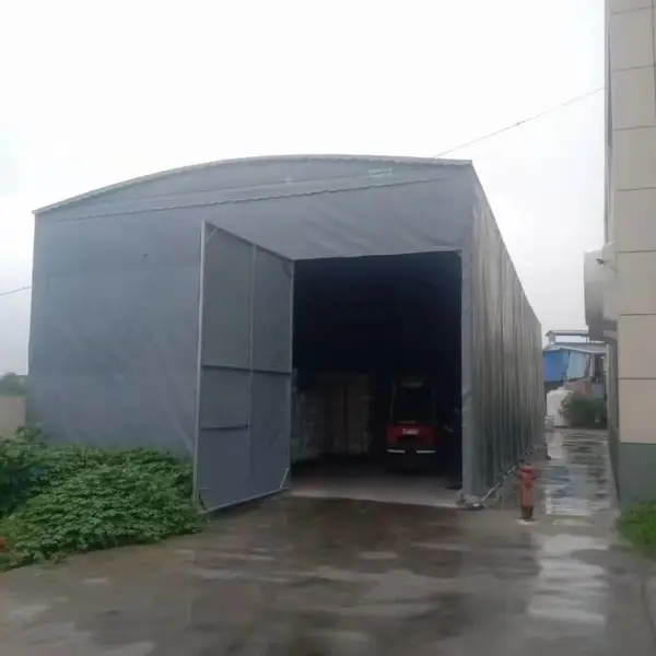 推拉活动帐篷户外伸缩大棚养护棚移动折叠遮阳棚公路养护蓬蒸养棚