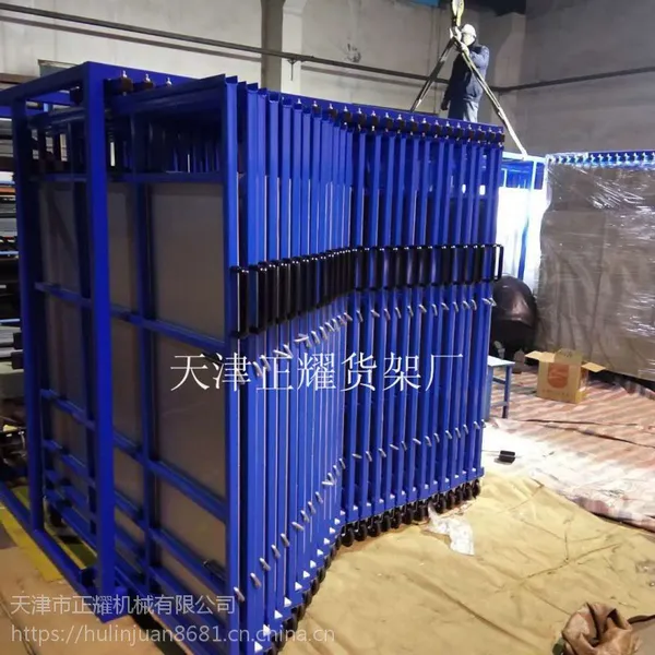 山东立式铜板货架 适合2米以下板材的存放 立着节省空间存取方便
