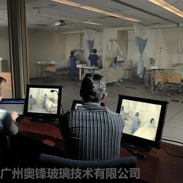 单向透视玻璃 奥锋单向玻璃、单向可视玻璃,广东单面镜玻璃