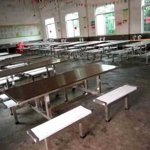 供应食堂餐桌椅不锈钢餐桌椅快餐桌椅学生餐桌椅