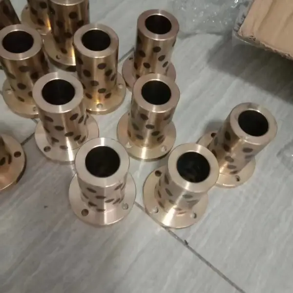 钢包铜套 无油钢套 加工铜套 配件铜套 大型铜套的铸造生产检测流程