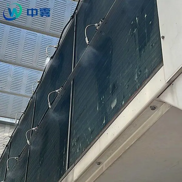 大棚喷雾降温 花卉喷雾恒温加湿 全自动智能控温室