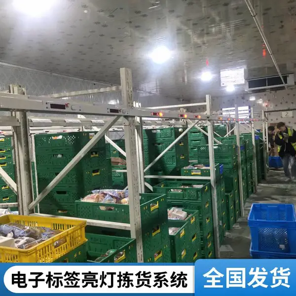康大基业电子标签亮灯拣货 医药仓库灯光拣选 防错率高