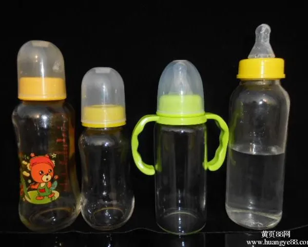 出口玻璃瓶长期供应做印花玻璃婴儿奶瓶配套瓶盖