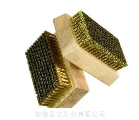 湖南哪里购买除锈钢丝轮,钢丝刷辊定制厂家哪里有?方块木板铜丝刷加工