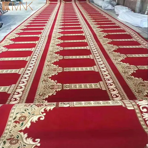 4m 宽机织满铺穆斯林专用清真寺祈祷地毯跪拜地毯