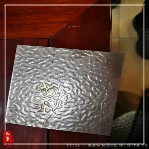 不锈钢水波纹装饰板高端别墅酒店工程大尺寸壁画轻奢铁艺装置壁饰