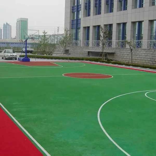 重庆彭水塑胶球场施工