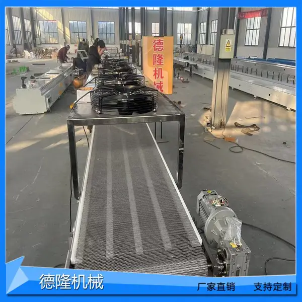 不锈钢乙型网带输送机加密人字链网传送带马蹄链传送机眼镜网链线