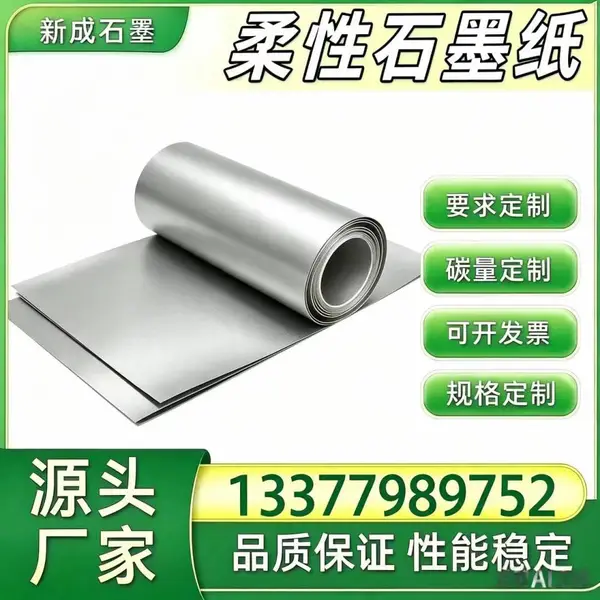 源头厂家柔性石墨卷材 光伏组件背板均热石墨片 光伏边框防腐石墨衬垫 支持特殊规格定制