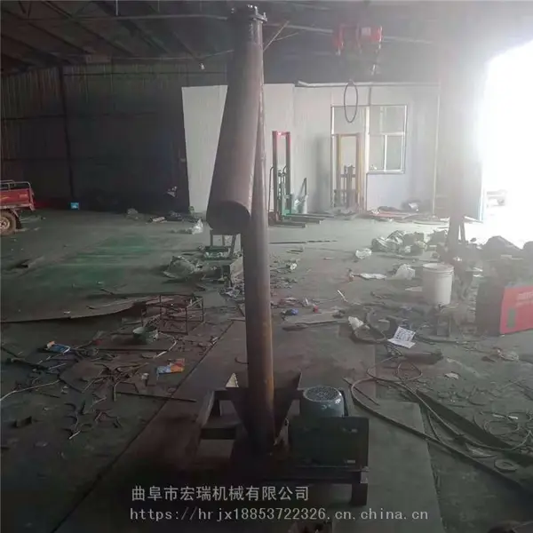 鄂州小型污泥加湿机螺旋输送机U型绞龙倾斜螺旋输送机 石灰石粉螺旋机