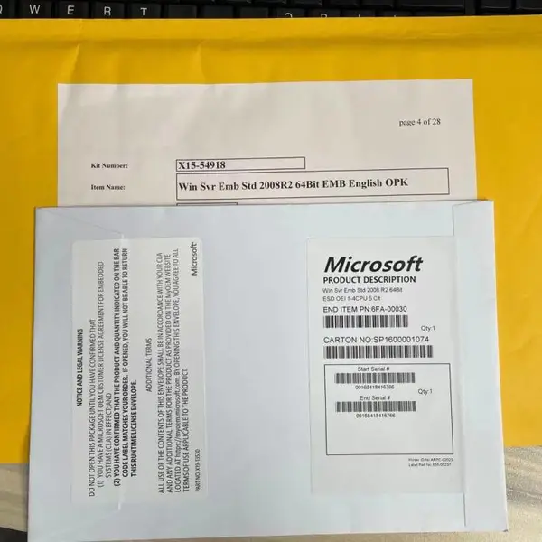 Windows Server 2008R2 ��׼�� 5�û� ��װ �������ϵͳ ΢��ԭװ��Ʒ