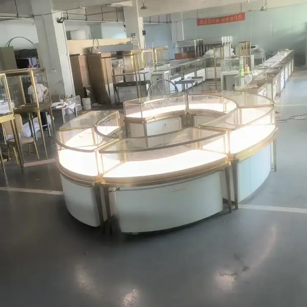 办公柜 钢化超白玻璃 珠宝店陈列 批发供应厂