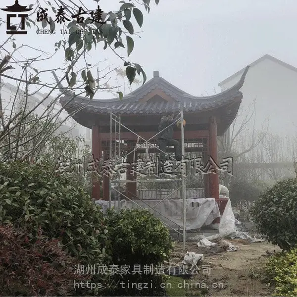 防腐木凉亭厂家 防腐木四角凉亭报价 古建凉亭价格