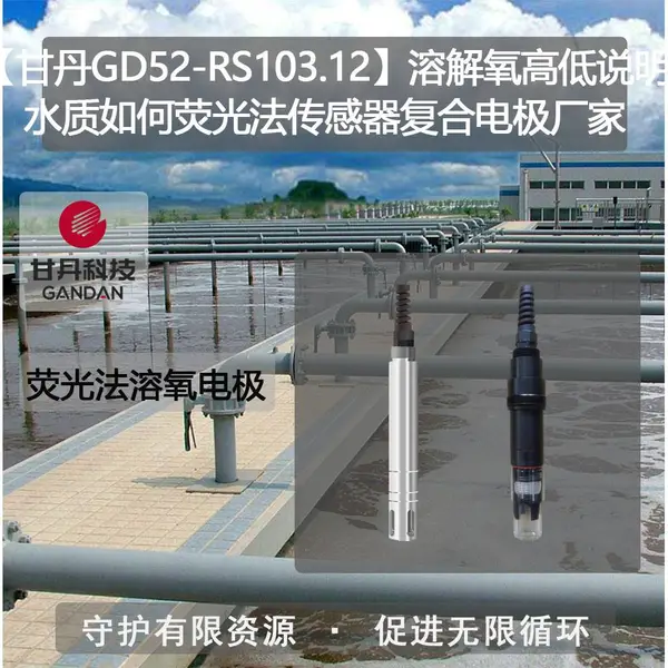 ���ʵ�GD52-RS103.12���ܽ����ߵ�˵��ˮ�����ӫ�ⷨ���������ϵ缫��ˮ����