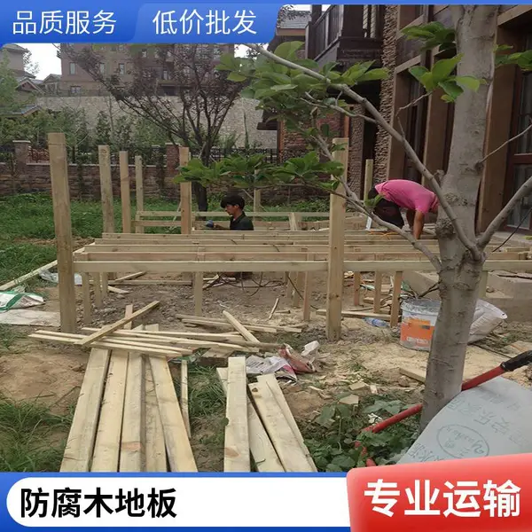 胜杰腾达户外栈道实木地板 景区公园防腐木地板定制