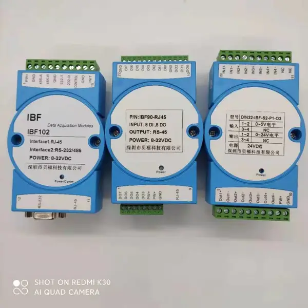 16·����������תRS485ͨѶMODBUS�������ɼ�Զ��IOģ��IBF-61
