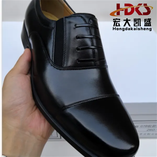 正装三接头皮鞋 男牛皮商务公务员职业三接头鞋