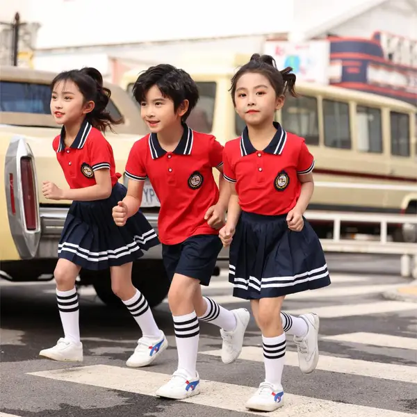 宜宾高中学生幼儿园园服定制定做表演服套装成都可乐宝贝订做校服