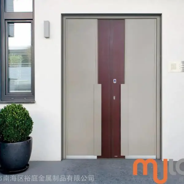 Mulas慕拉斯别墅双开铝门、轻奢极简风格入户门高端定制,全国招商