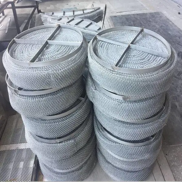 生产丝网除沫器 不锈钢丝网除沫器 槽盘液体分布器