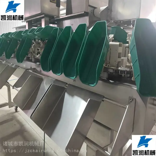 流水线翅腿猪脚分选机 物品等级分拣机 小克量主机不锈钢