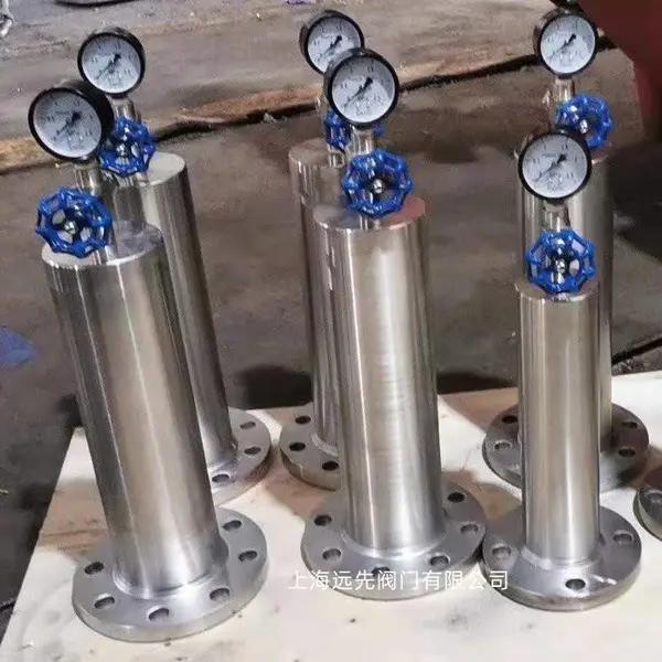 YQ9000型水锤消除器DN50-300PN16法兰连接活塞式消音吸纳器