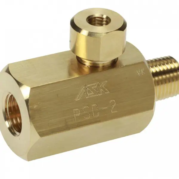 ASK 带阻尼器的仪表阀 SAN-200N-2 螺纹接口