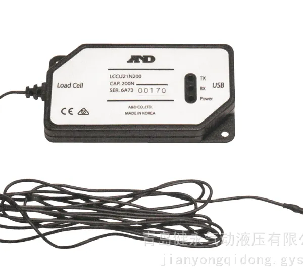 日本 AND 艾安得 微型 USB 称重传感器 LCCU21 不锈钢按钮式测力传感器